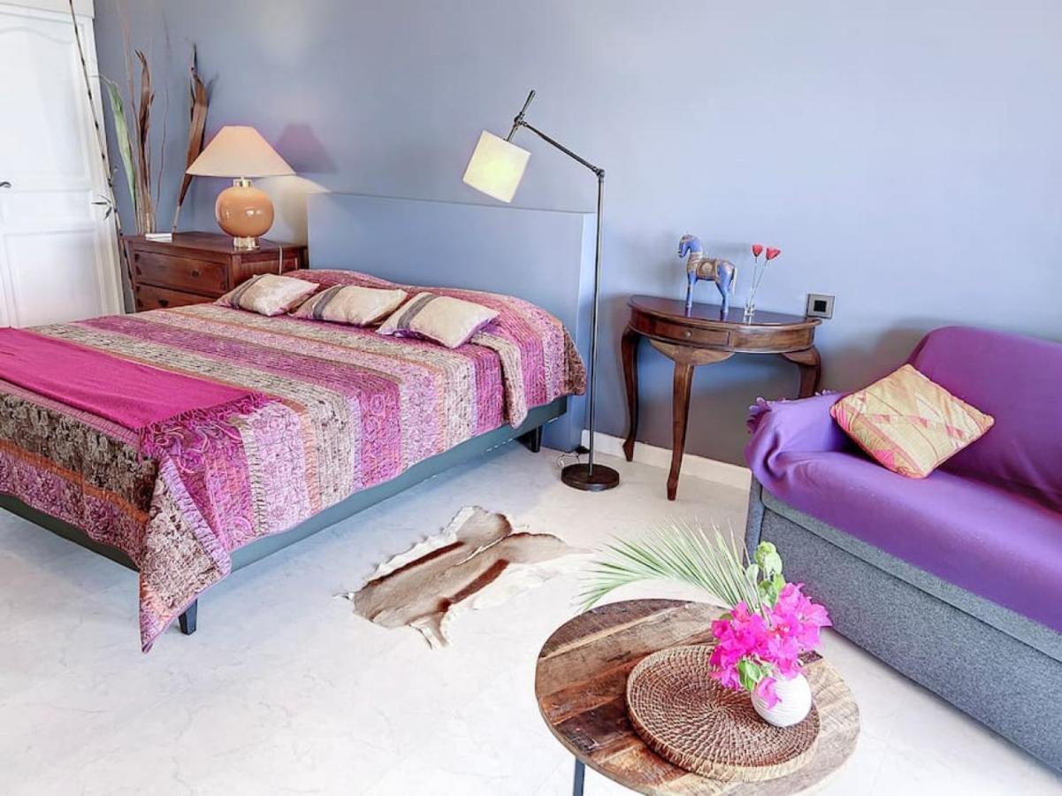Blue Room In A Shared Villa Diamant With Communal Pool And Sea View Grand Case Dış mekan fotoğraf