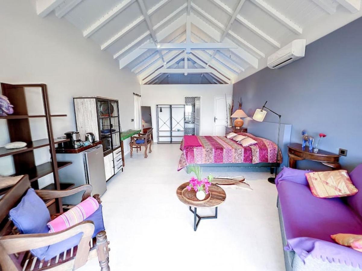 Blue Room In A Shared Villa Diamant With Communal Pool And Sea View Grand Case Dış mekan fotoğraf