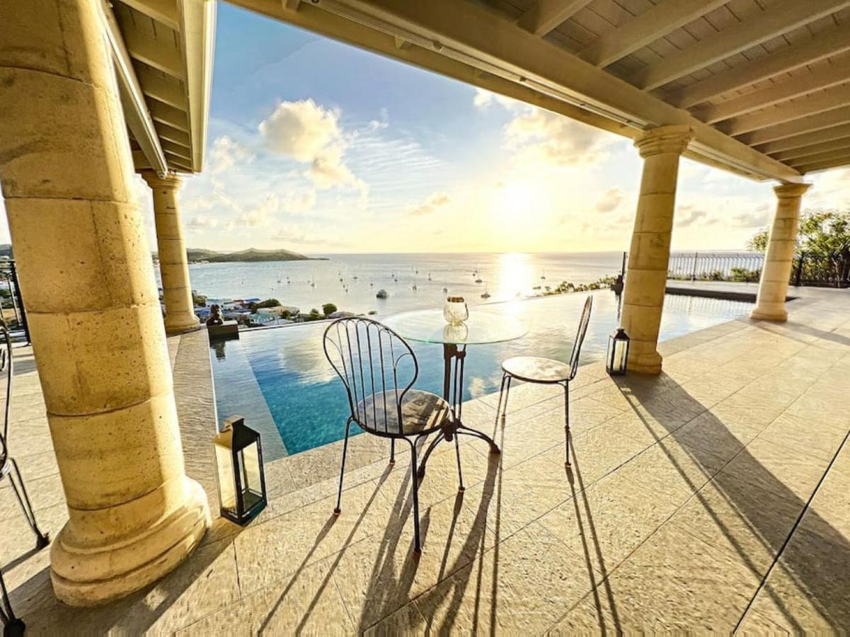 Blue Room In A Shared Villa Diamant With Communal Pool And Sea View Grand Case Dış mekan fotoğraf